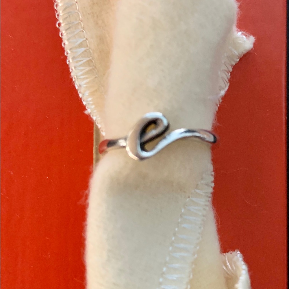 James Avery “e” initial ring